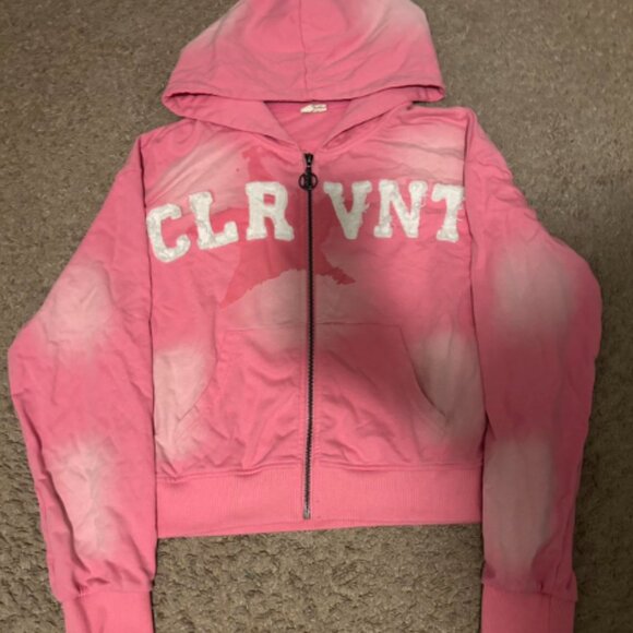 Pink and white “clairvoyant” sweatsuit - Picture 3 of 5